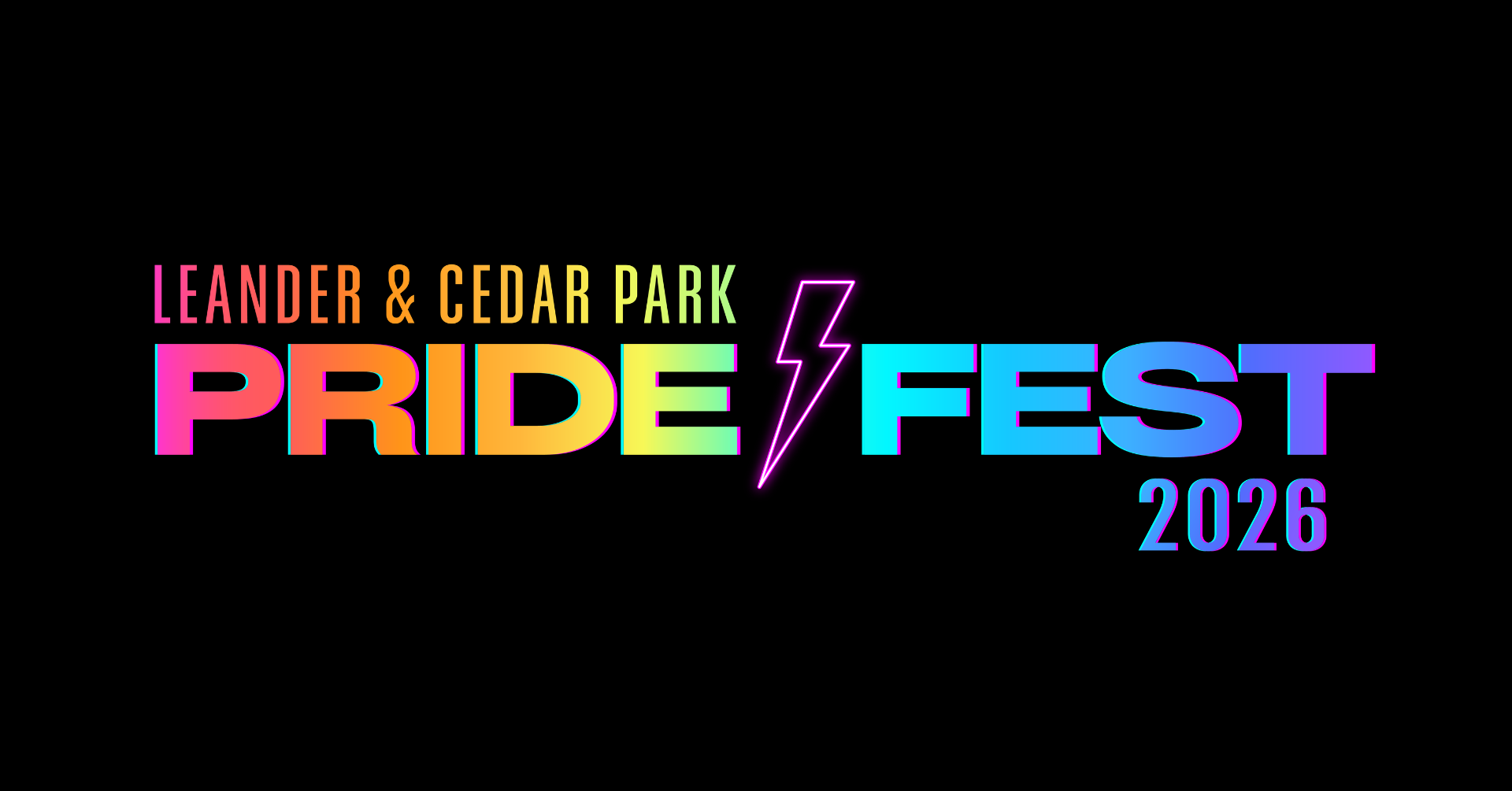 Leander & Cedar Park Pride Fest 2026 Logo